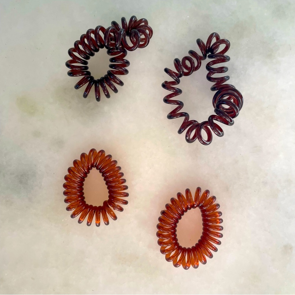Kink Free Hair Ties For Buns Ponytails Ect. Set of Four